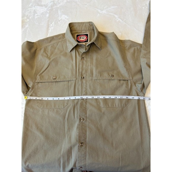 The Australian Outback Collection Buttton Down Shirt Mens S Tan Long Sleeve  USA - Picture 3 of 7